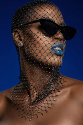 Crystal Unique Mesh Face Mask | Dress In Beauty